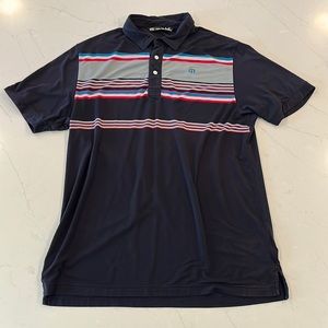 Travis Mathew golf polo shirt.